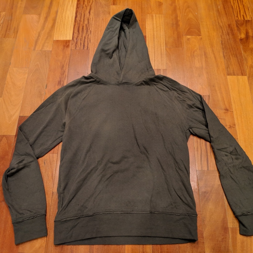 Mens T by Alexander Wang Green Hoodie XS